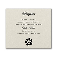 Puppy Love - Reception Card